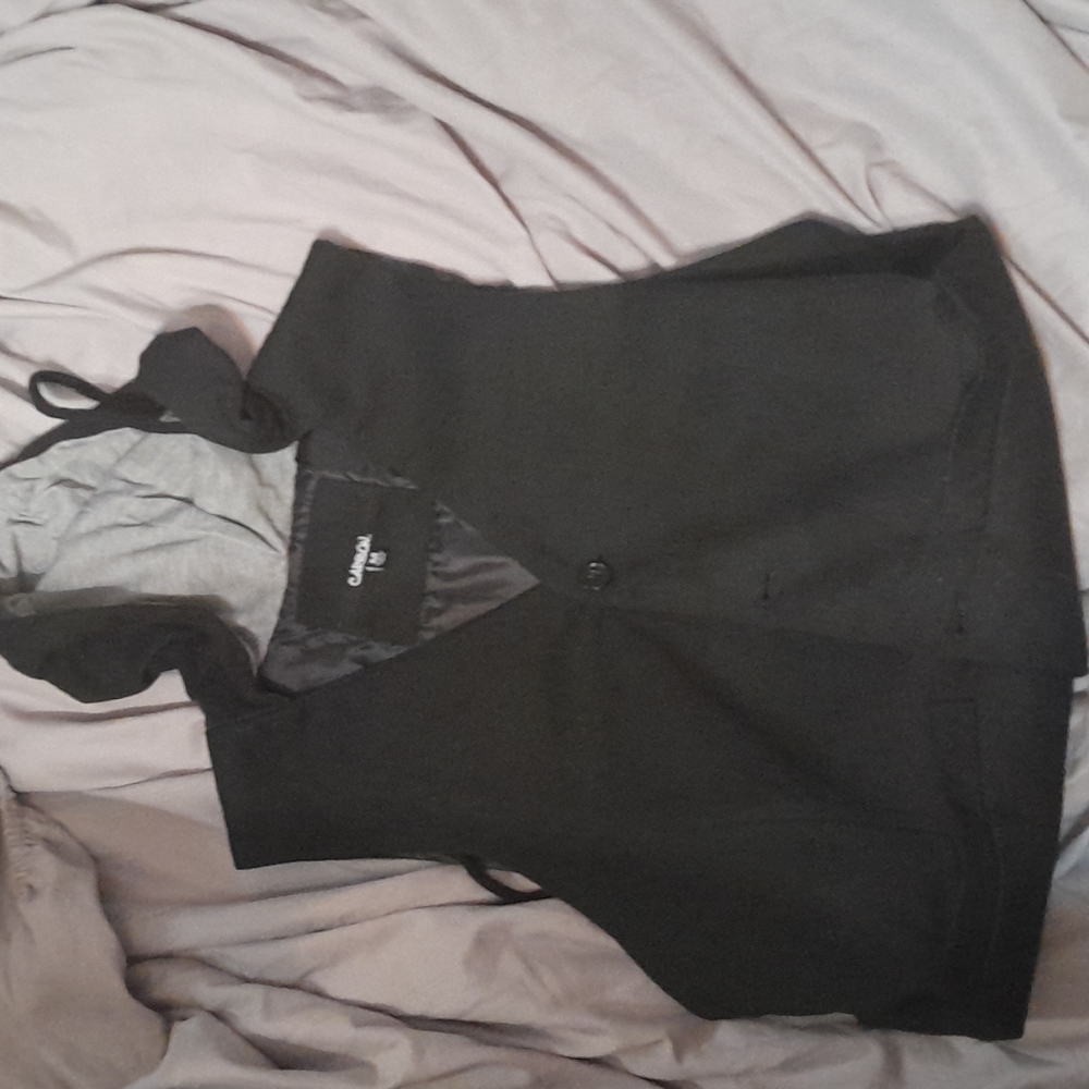 CARVON VEST, WITH PULLSTRING HOOD